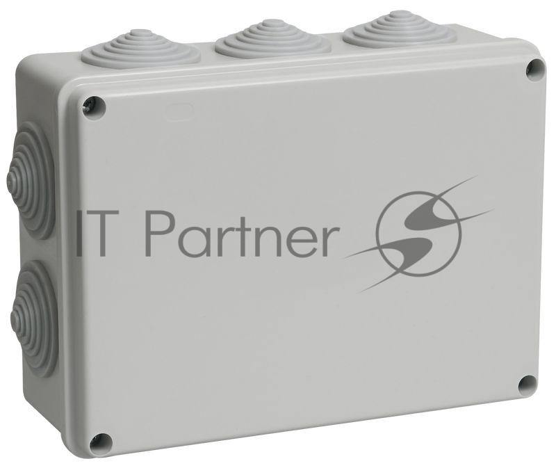 Коробка распаячная ОП 190х140х70 IP44 КМ41243 RAL7035 IEK UKO11-190-140-070-K41-44