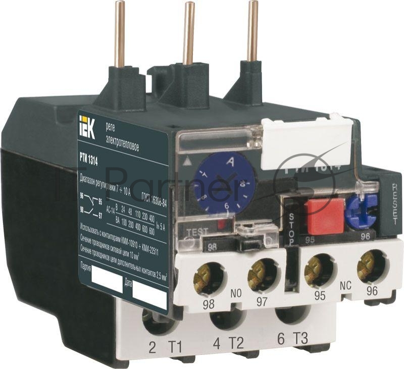 Реле тепловое РТИ 1316 9-13А IEK DRT10-0009-0013