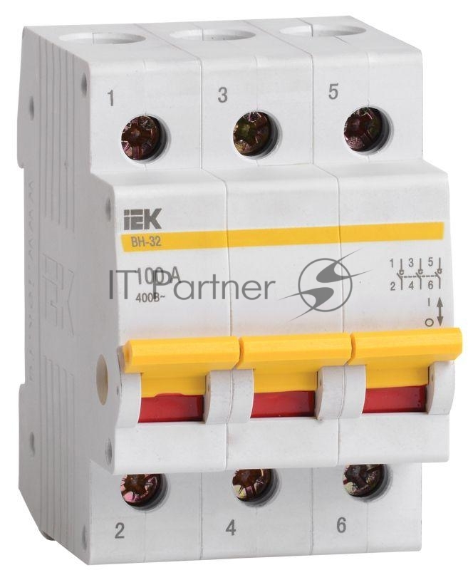 Выключатель нагрузки ВН-32 100А/3П IEK MNV10-3-100