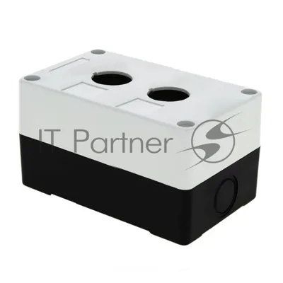 Корпус КП 102 2 кнопки белый EKF cpb-102-w