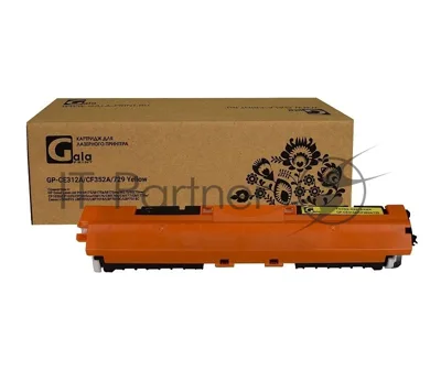 Картридж лазерный GalaPrint GP-CE312A/CF352A/729 желтый (1000 стр) для HP CP1025/CP1025NW/M176n/M177fw/Canon LBP 7010C/LBP7018C