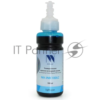 Чернила совместимые NVPrint NV-INK100U Light Cyan универсальные на водной основе для аппаратов Сanon/Epson/НР/Lexmark (100ml) (Китай)