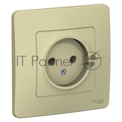 Розетка СП Blanca 16А 250В без шторок без заземл. беж. SchE BLNRS000017