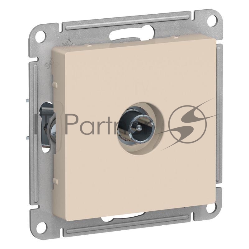 Механизм розетки TV ATLAS DESIGN оконечный 1DB беж. SchE ATN000291