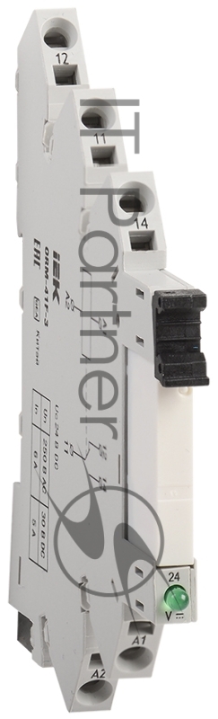 Реле интерфейсное ORM 3 1NO+1NC 24В DC IEK ORM-41F-3