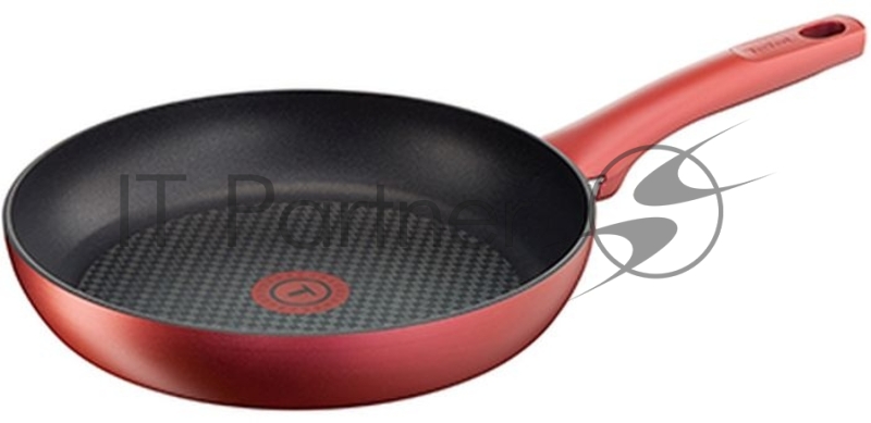 Сковорода Tefal Character C6828375 круглая ручка несъемная (без крышки) красный (2100095439)