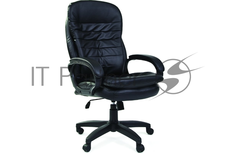 Кресло Chairman 795 LT черный, экокожа, 120 кг, механизм качания
