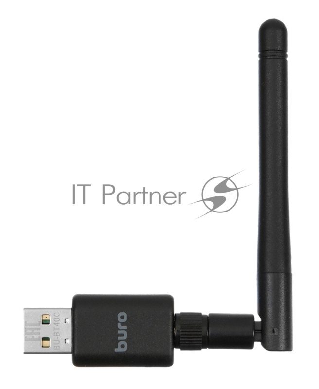 Адаптер USB Buro Bluetooth 4.0+EDR class 1 100м черный