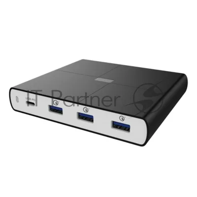 Сетевое зарядное устройство ACD-P904U-V1B 90Вт, 4xUSB 1PD+3QC, 3.6~20В/4.35А(max) RTL