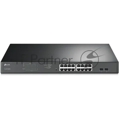 Коммутатор 16-port Gigabit PoE Easy Smart switch, 802.3af on ports 1-16, PoE budget 192 watts, desktop and rack-mountable