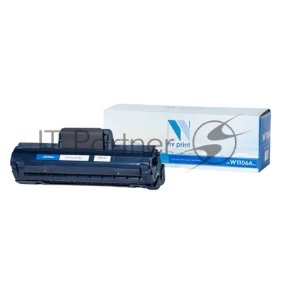 Картридж лазерный NVPrint совместимый NV-W1106A (БЕЗ ЧИПА) (БЕЗ ГАРАНТИИ) для HP 107a/107w/135w/135a/137fnw (1000k)