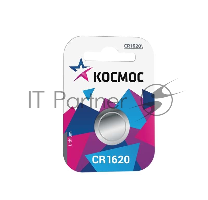 Элемент питания Космос литиевый CR CR1620 1хBL (блист.1шт)